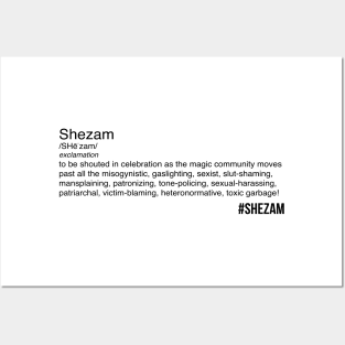 Shezam definition Posters and Art